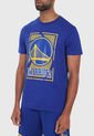 Camiseta Azul-Amarillo NBA Golden State Warriors de NBA