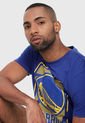 Camiseta Azul-Amarillo NBA Golden State Warriors de NBA