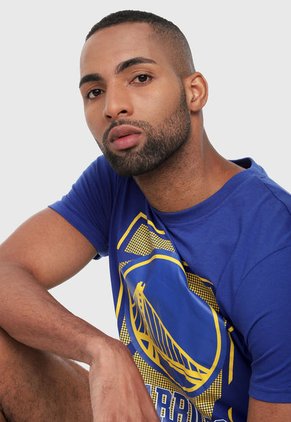 Camiseta Azul-Amarillo NBA Golden State Warriors
