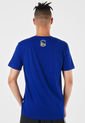 Camiseta Azul-Amarillo NBA Golden State Warriors de NBA