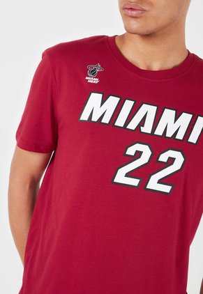 Camiseta Rojo-Blanco-Negro NBA Masculino