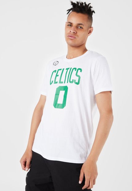 Camiseta Blanco-Verde NBA Boston Celtics