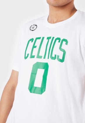 Camiseta Blanco-Verde NBA Boston Celtics
