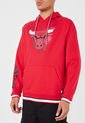 Hoodie Rojo-Negro-Blanco NBA Masculino de NBA