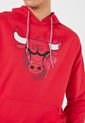 Hoodie Rojo-Negro-Blanco NBA Masculino de NBA