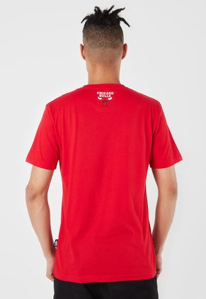 Camiseta Rojo-Rosa-Negro NBA Masculino