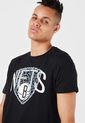 Camiseta Negro-Blanco-Gris NBA Brooklyn Nets de NBA