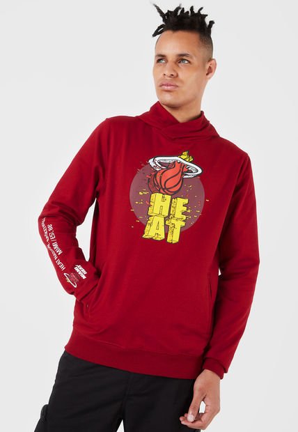 Hoodie Rojo-Amarillo-Blanco NBA Masculino