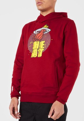 Hoodie Rojo-Amarillo-Blanco NBA Masculino