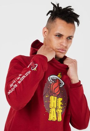 Hoodie Rojo-Amarillo-Blanco NBA Masculino