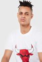 Camiseta Blanco-Rojo-Negro NBA Masculino de NBA