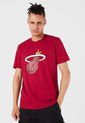Camiseta Rojo-Amarillo-Blanco NBA Miami Heat de NBA