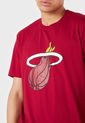 Camiseta Rojo-Amarillo-Blanco NBA Miami Heat de NBA
