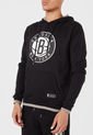 Hoodie Negro-Blanco NBA Brooklyn Nets de NBA