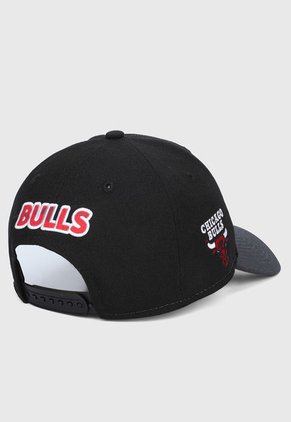 Gorra Negro-Gris-Rojo NBA Chicago Bulls