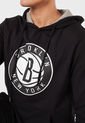 Hoodie Negro-Blanco NBA Brooklyn Nets de NBA