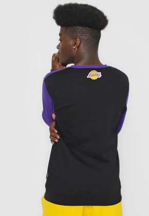 Buzo Morado-Negro-Amarillo NBA Los Angeles Lakers