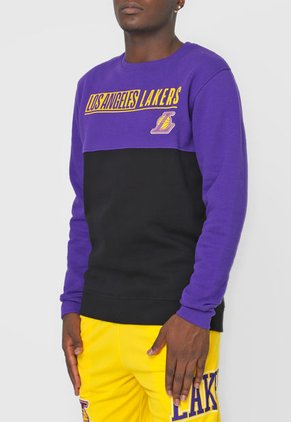 Buzo Morado-Negro-Amarillo NBA Los Angeles Lakers