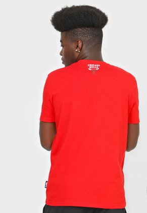Camiseta Rojo-Negro-Blanco NBA
