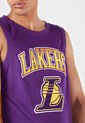Camiseta Esqueleto Violeta-Amarillo NBA Masculino de NBA
