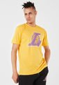 Camiseta Amarillo-Violeta NBA Masculino de NBA