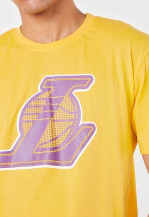 Camiseta Amarillo-Violeta NBA Masculino