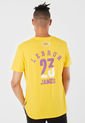 Camiseta Amarillo-Violeta NBA Masculino de NBA