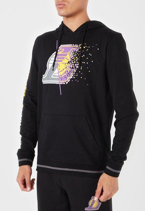 Hoodie Negro-Violeta-Amarillo NBA Masculino