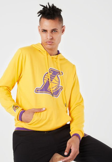 Hoodie Amarillo-Violeta NBA Masculino