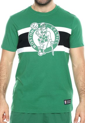 Camiseta Verde-Blanco-Negro NBA