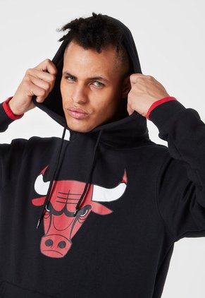 Hoodie Negro-Rojo-Blanco NBA Chicago Bulls