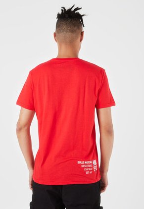 Camiseta Rojo-Blanco-Negro NBA Masculino