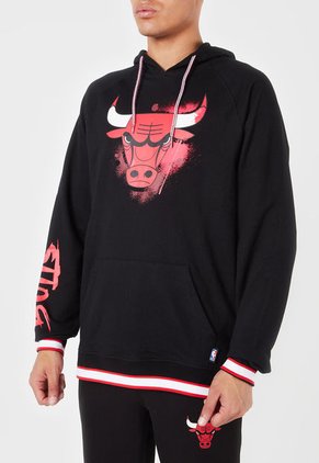 Hoodie Negro-Rojo-Blanco NBA Chicago Bulls