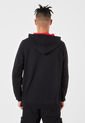 Hoodie Negro-Rojo NBA Masculino de NBA