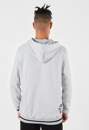 Hoodie Gris-Rojo-Blanco NBA Masculino