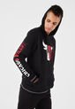 Hoodie Negro-Rojo-Blanco NBA Masculino de NBA
