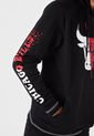Hoodie Negro-Rojo-Blanco NBA Masculino de NBA