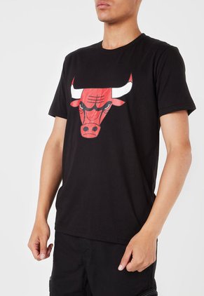 Camiseta Negro-Rojo-Blanco NBA Chicago Bulls