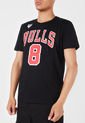 Camiseta Negro-Rojo-Blanco NBA Masculino de NBA
