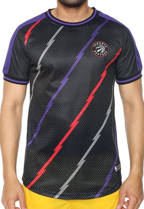 Camiseta Negro-Purpura-Rojo-Gris NBA