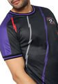 Camiseta Negro-Purpura-Rojo-Gris NBA de NBA