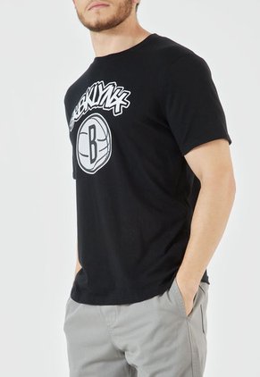 Camiseta Negro-Blanco NBA Brooklyn Nets