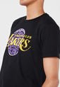 Camiseta Negro-Amarillo-Violeta NBA Masculino de NBA