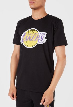 Camiseta Negro-Amarillo-Violeta NBA Masculino
