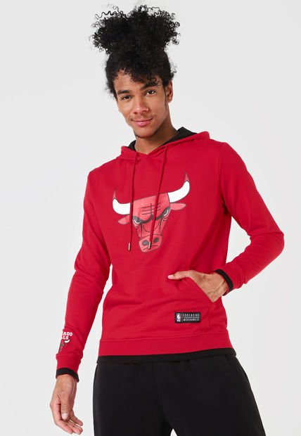 Hoodie Rojo-Blanco-Negro NBA Chicago Bulls