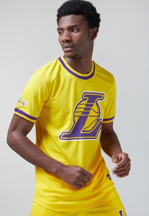 Camiseta Amarillo-Violeta-Blanco NBA Los Ángeles Lakers
