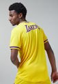 Camiseta Amarillo-Violeta-Blanco NBA Los Ángeles Lakers de NBA