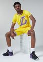 Camiseta Amarillo-Violeta-Blanco NBA Los Ángeles Lakers de NBA