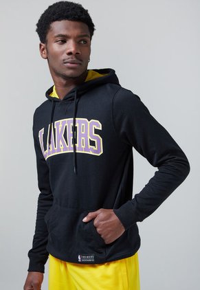 Hoodie Negro-Violeta-Amarillo NBA Los Ángeles Lakers