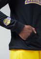 Hoodie Negro-Violeta-Amarillo NBA Los Ángeles Lakers de NBA